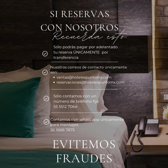 Beneficios de reserva Hoteles Punto MX