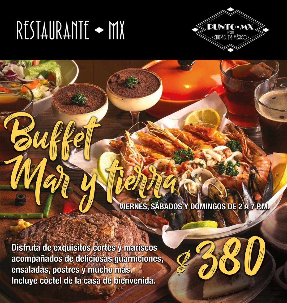 Restaurante MX - Hoteles PUNTO MX